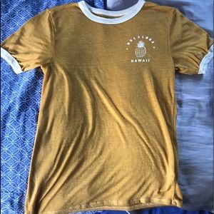 RVCA Yellow Pineapple Shirt